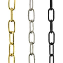 ElekTek Open Link Chain For Chandelier and Lighting Small 20mm x 10mm 2m Pack