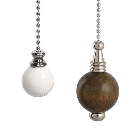 ElekTek Light Pull Chain Ball With 80cm Matching Chain
