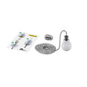 ElekTek Premium Chrome Bathroom Light Pull Switch Kit and Chain Bundle