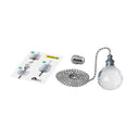 ElekTek Premium Chrome Bathroom Light Pull Switch Kit and Chain Bundle